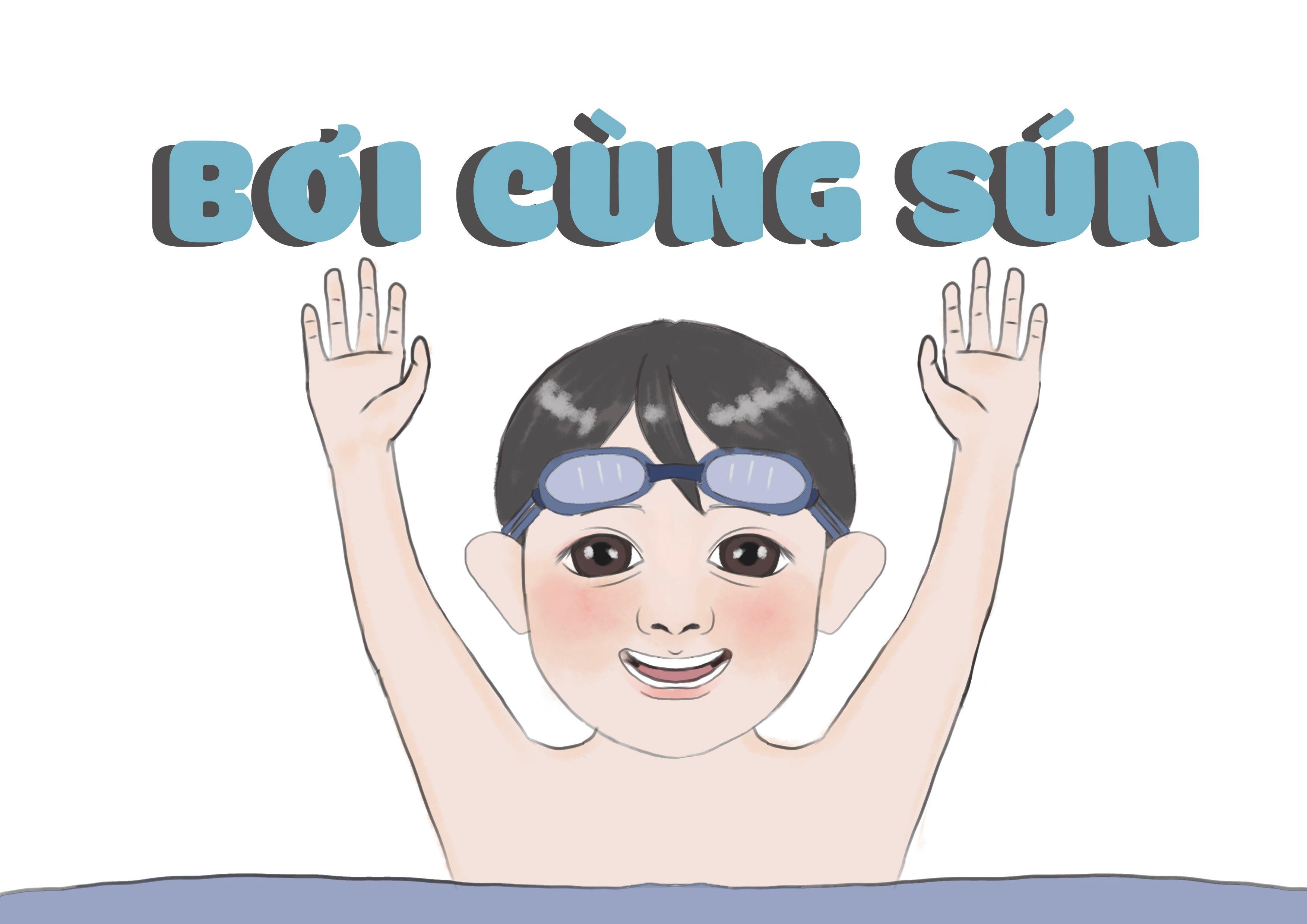 Bơi cùng Sún