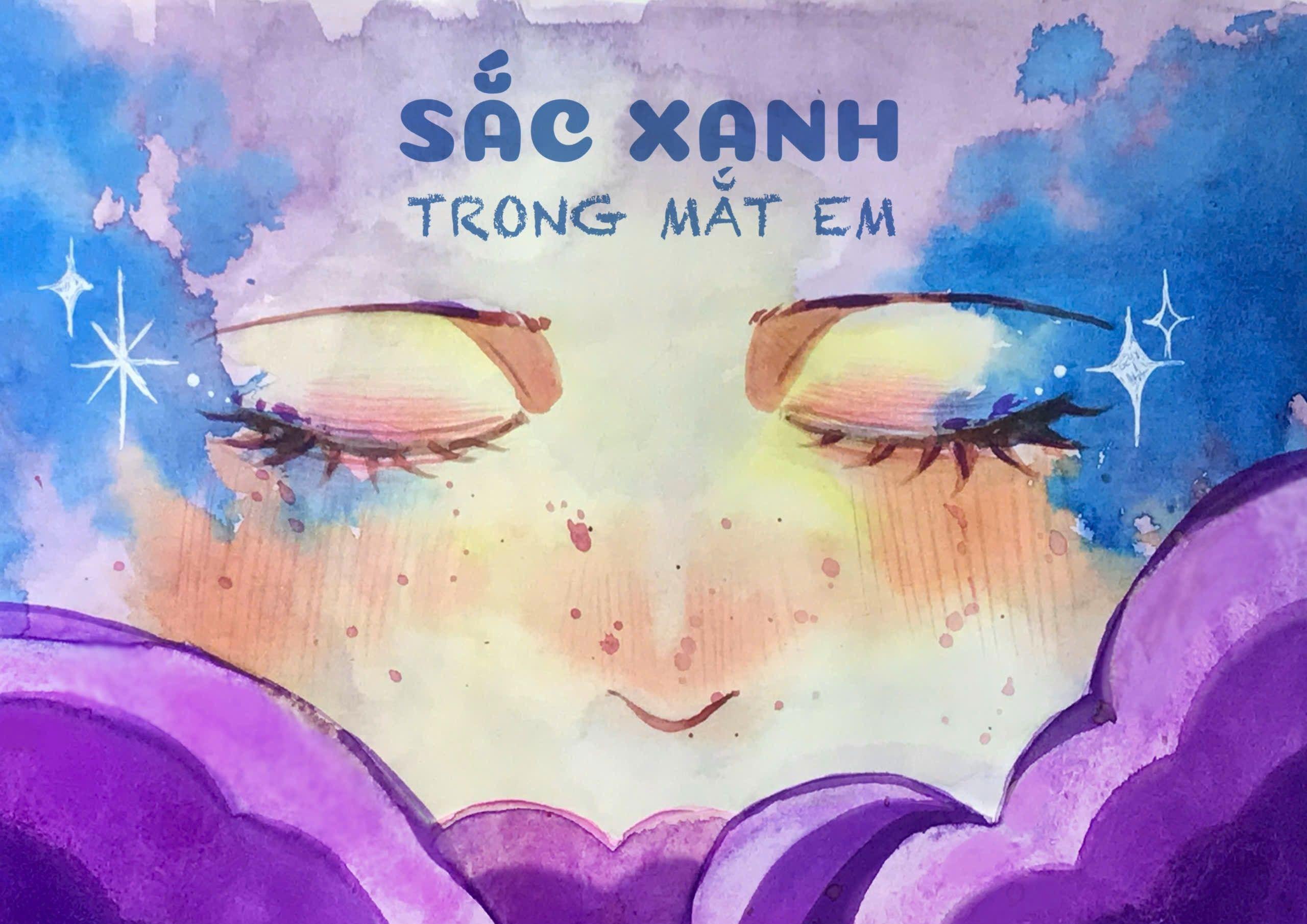 Sắc xanh trong mắt em